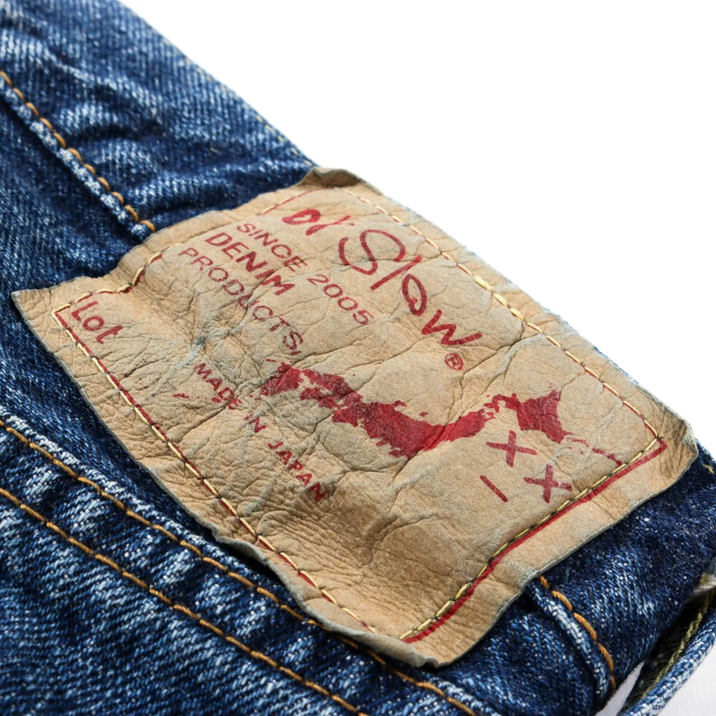 ORSLOW 107 IVY FIT OG SELVEDGE DENIM 2 YEAR WASH