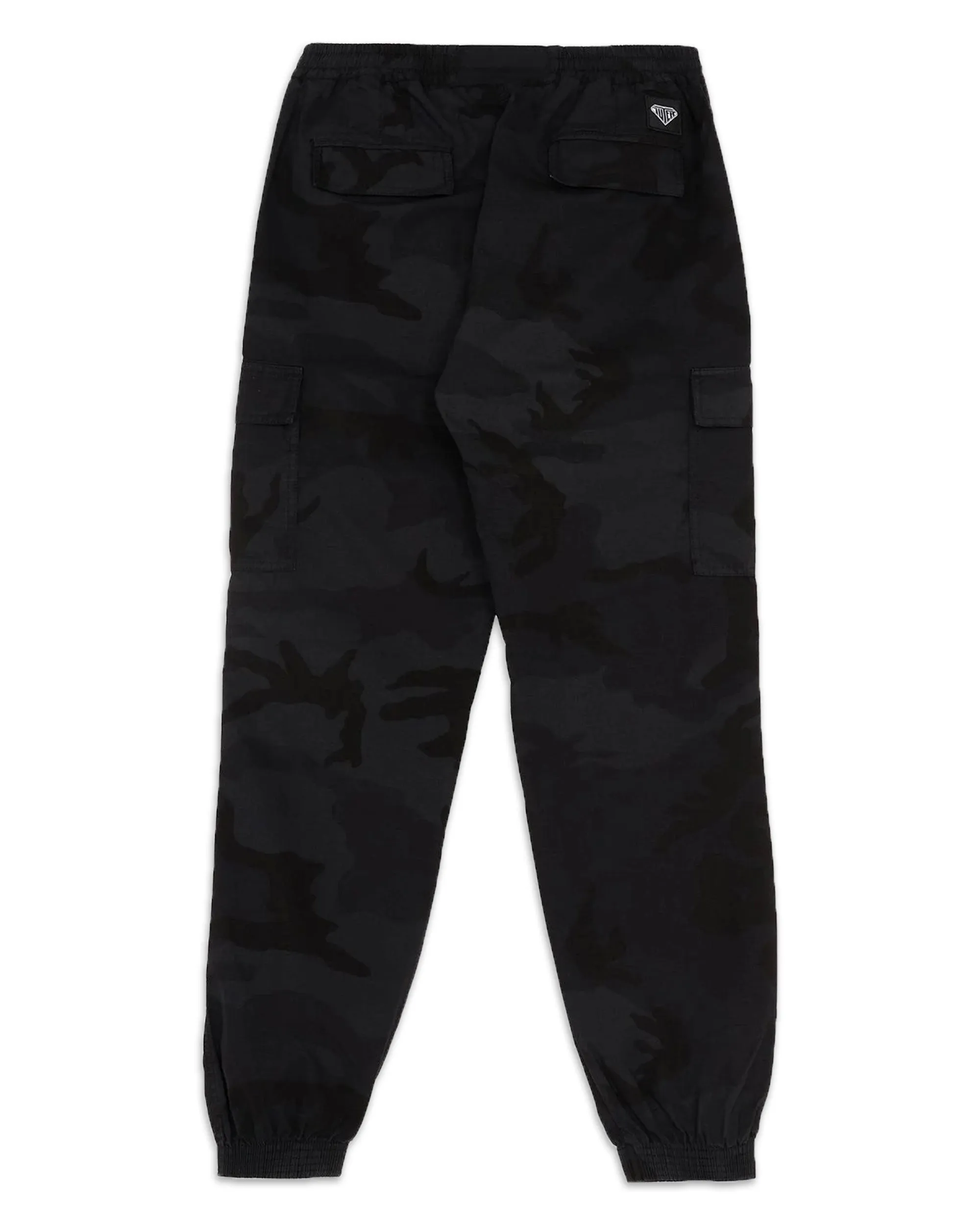 Panatlone Uomo Iuter Cargo Camo Jogger Black