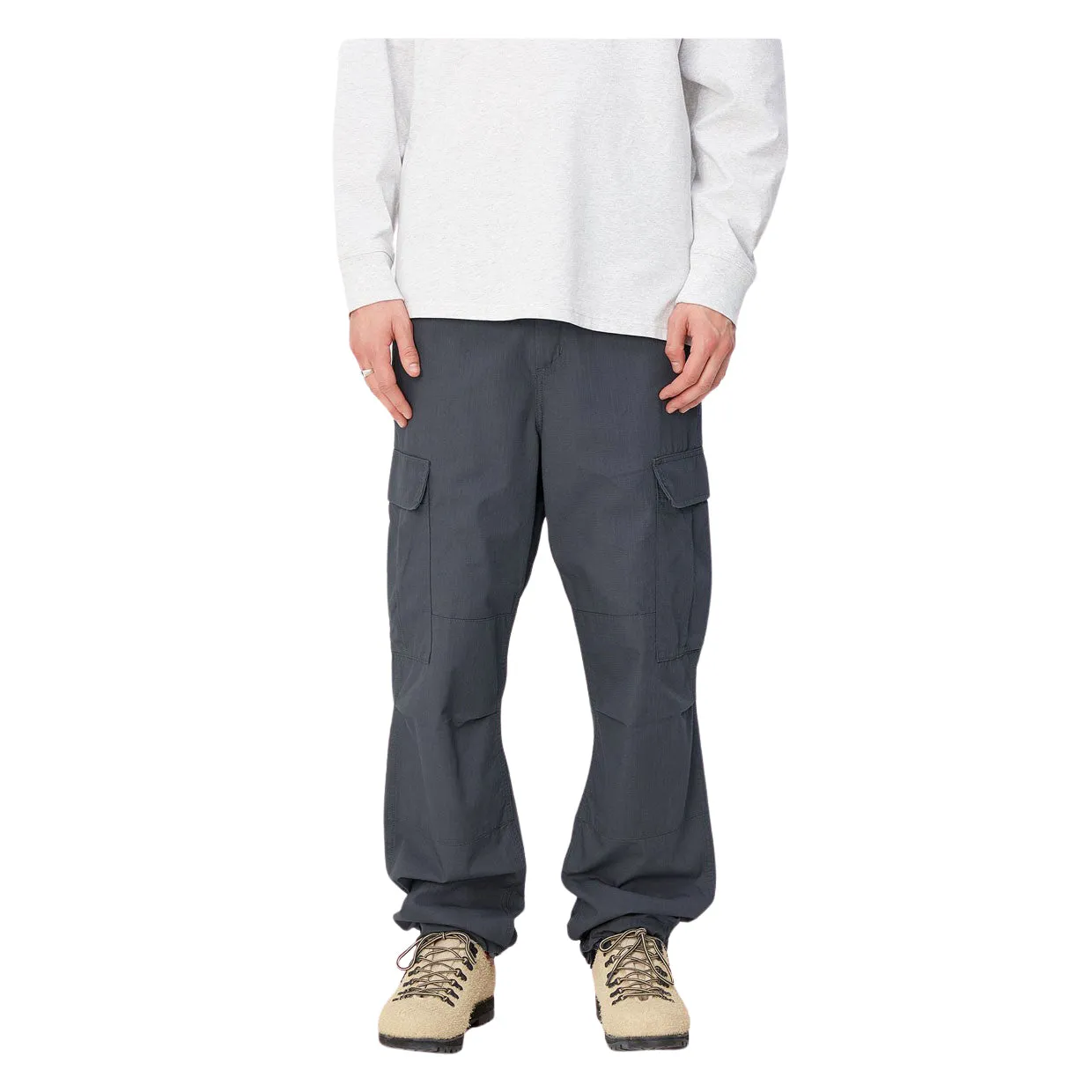 Pantaloni Uomo Carhartt WIP Regular Cargo Pant Grigio