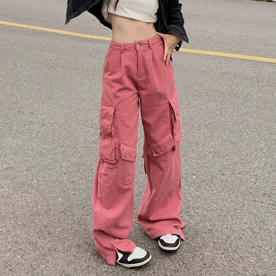 Pink Cargo Pants