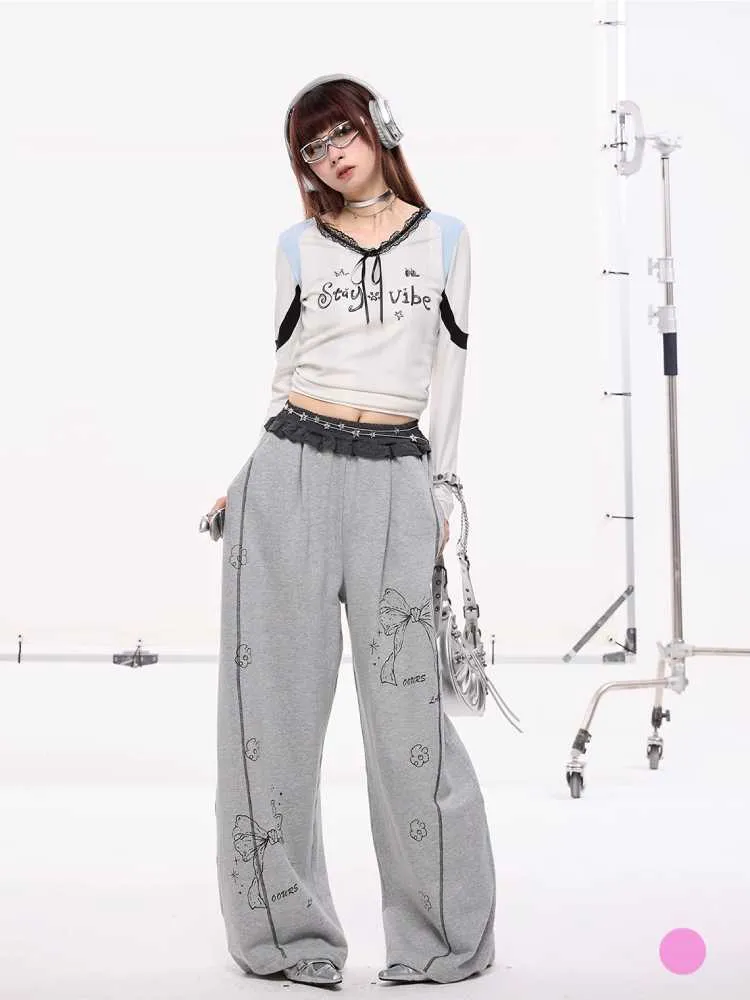 Printed casual pants【s0000010416】