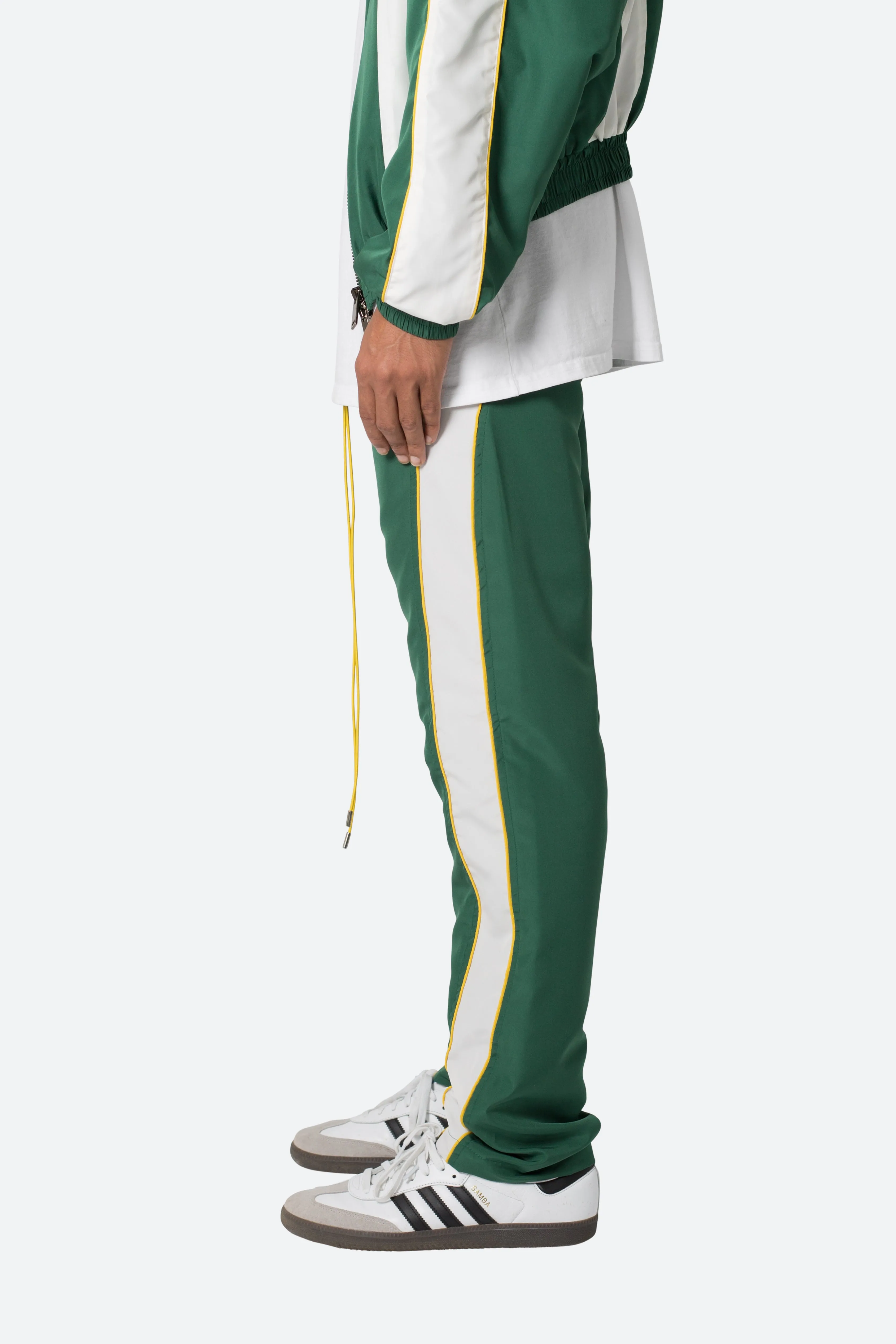 Race Track Pants - Green/White