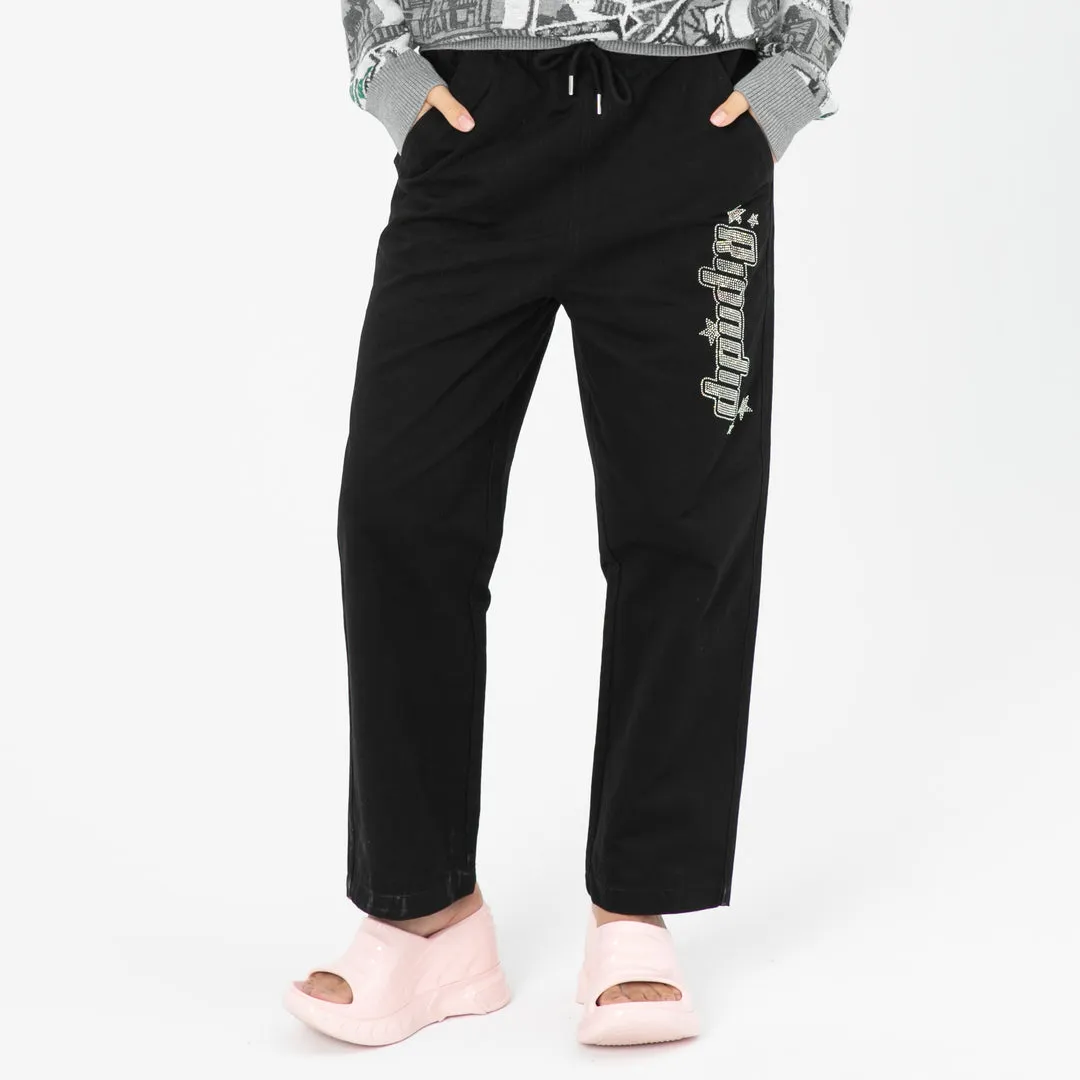 RIPNDIP KAWAII NERM WIDE LEG PANTS-BLACK