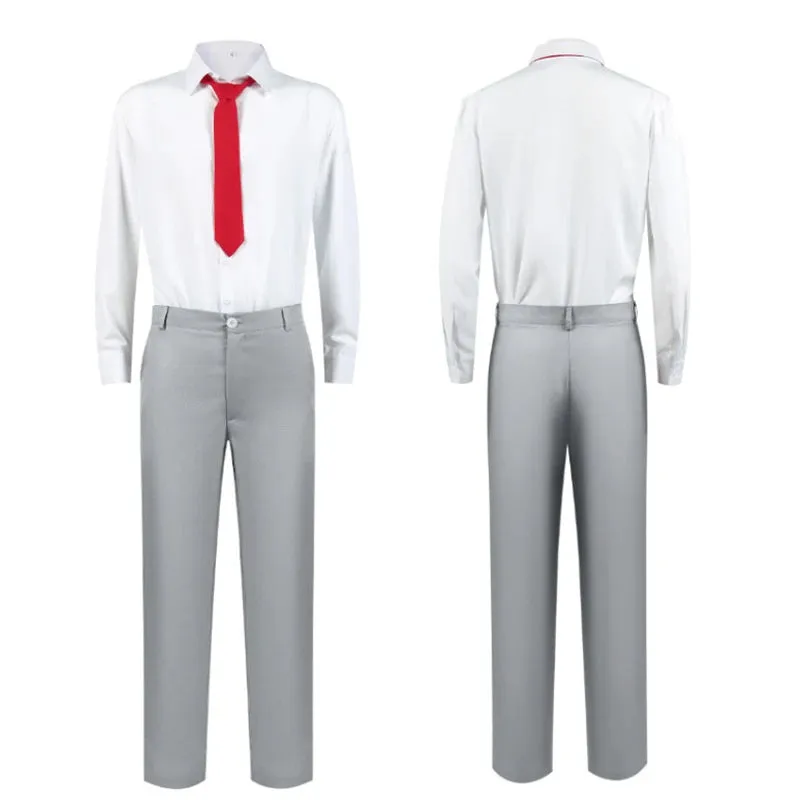 ROLECOS Oshi no Ko Aquamarine Hoshino Men's School Uniform Cosplay Costume Suit Shirt Pants Jacket Full Set