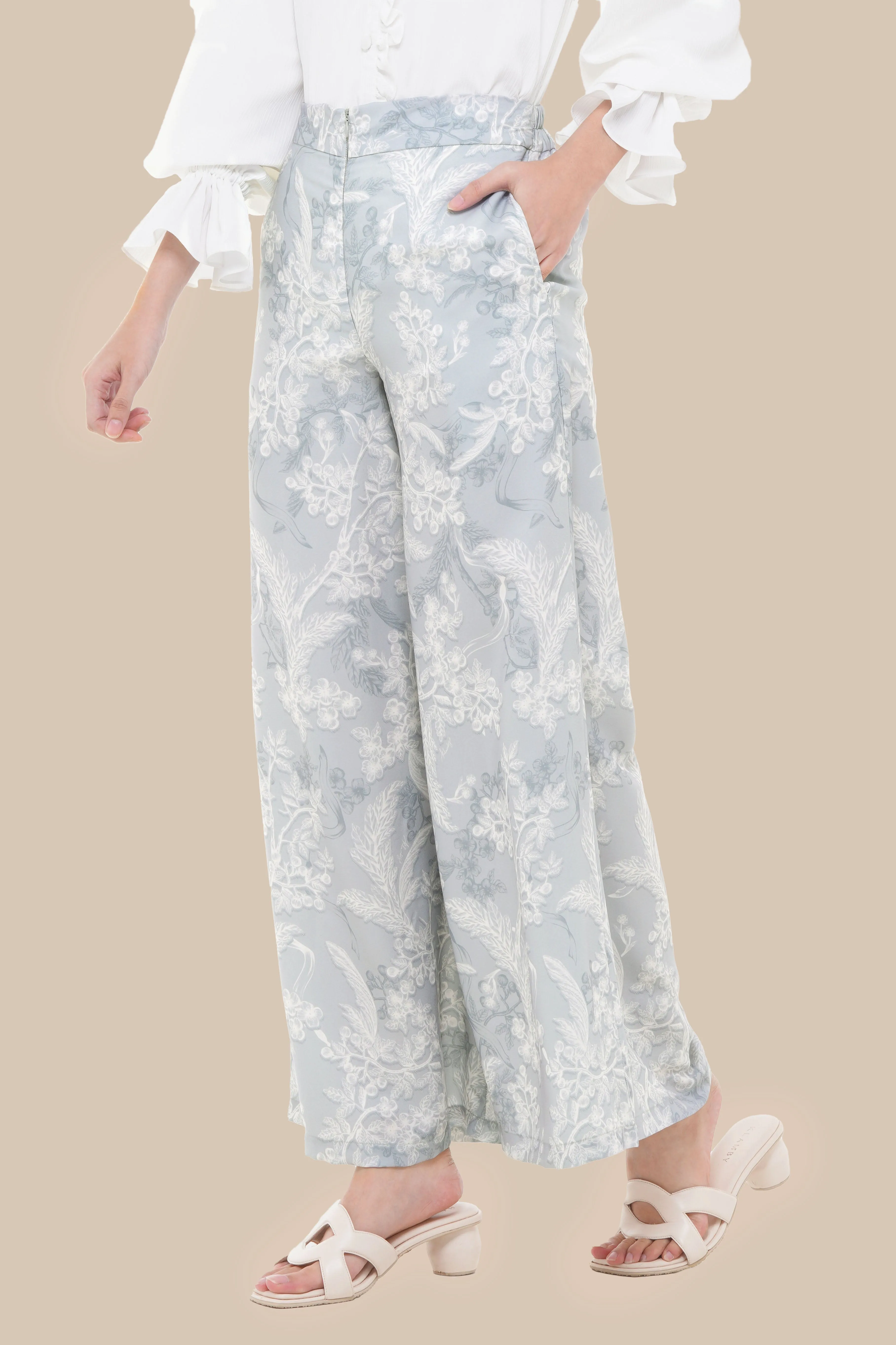 Ruby Wide Pants Ocean Mist