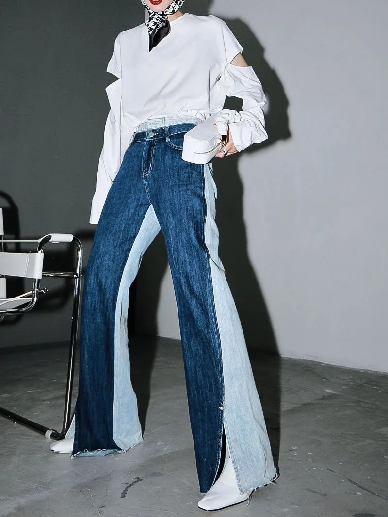 Sawako Loose Denim Wide Leg Pants