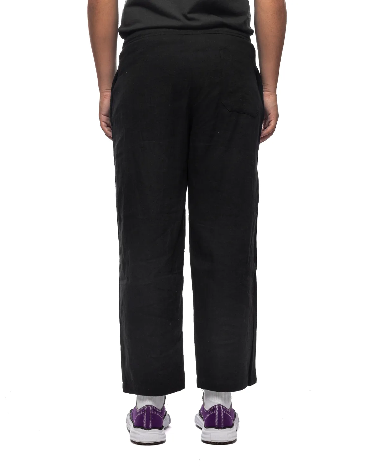 S.W.C. & Kartik Research Drawstring Track Pant Black