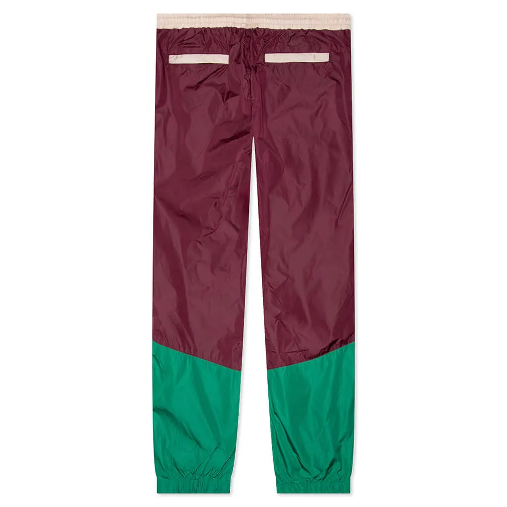 Track Pant - Camel/Maroon/Green