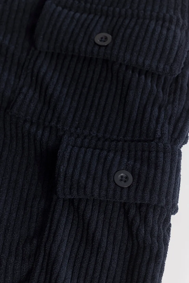 Urban Cord Navy Corduroy Cargo Pant