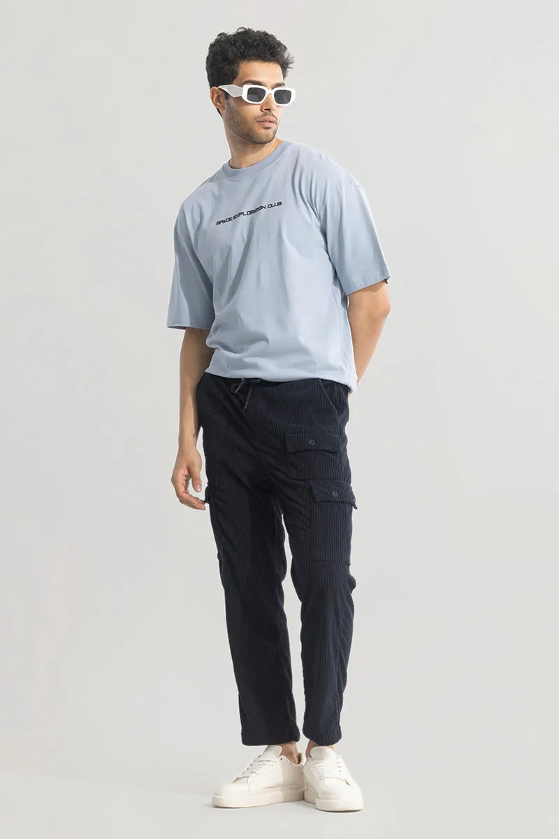 Urban Cord Navy Corduroy Cargo Pant