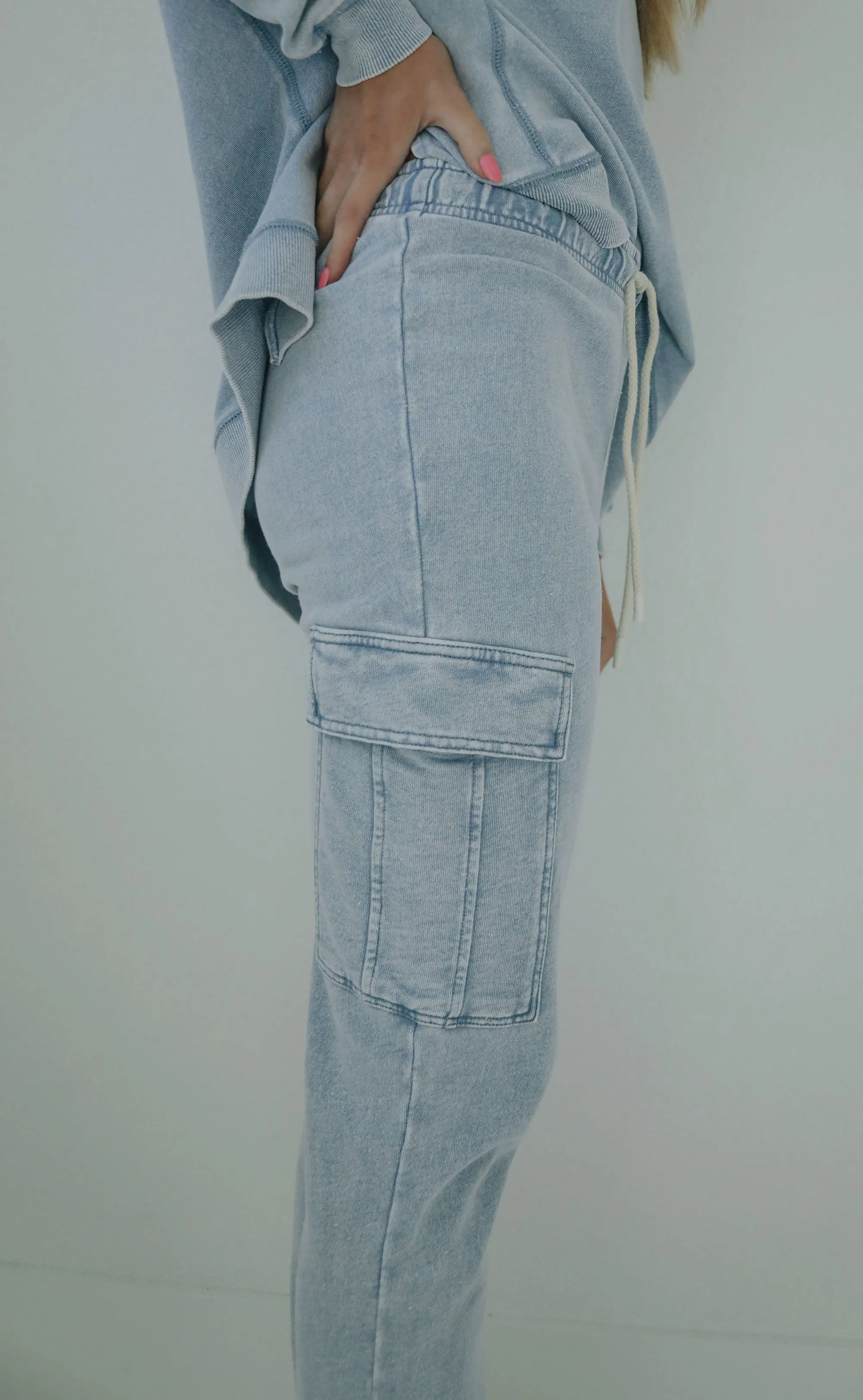 z supply: tempo knit denim jogger